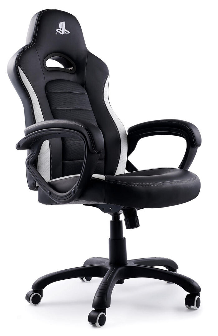 Chaise Gaming Officiel Sony Pcch350 Blanc & Noir